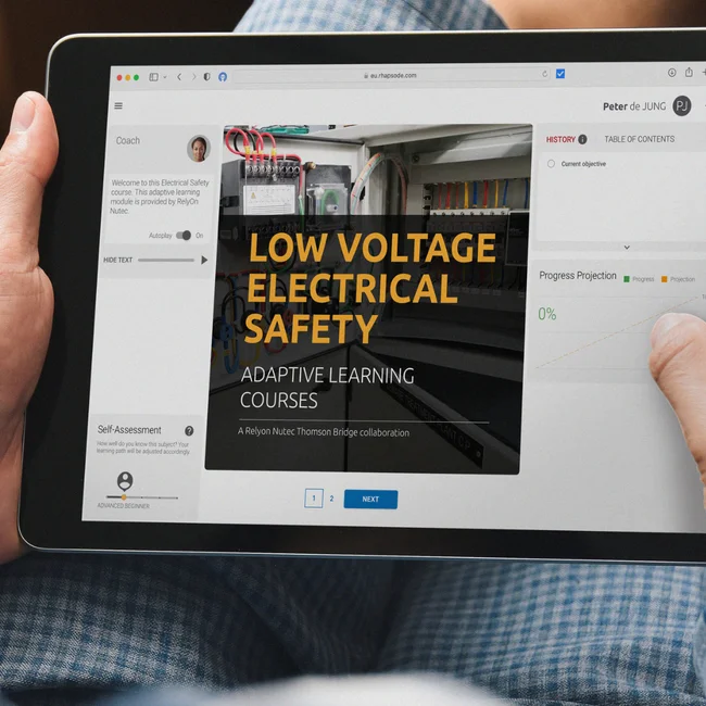 Low Voltage Adaptive Learning Screen