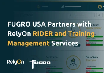 Fugro USA Partners with RelyOn RIDER and Training Management Services