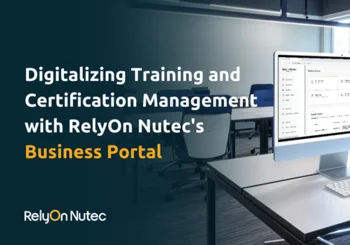 digitalizing training and cert managment - business portal - COVER
